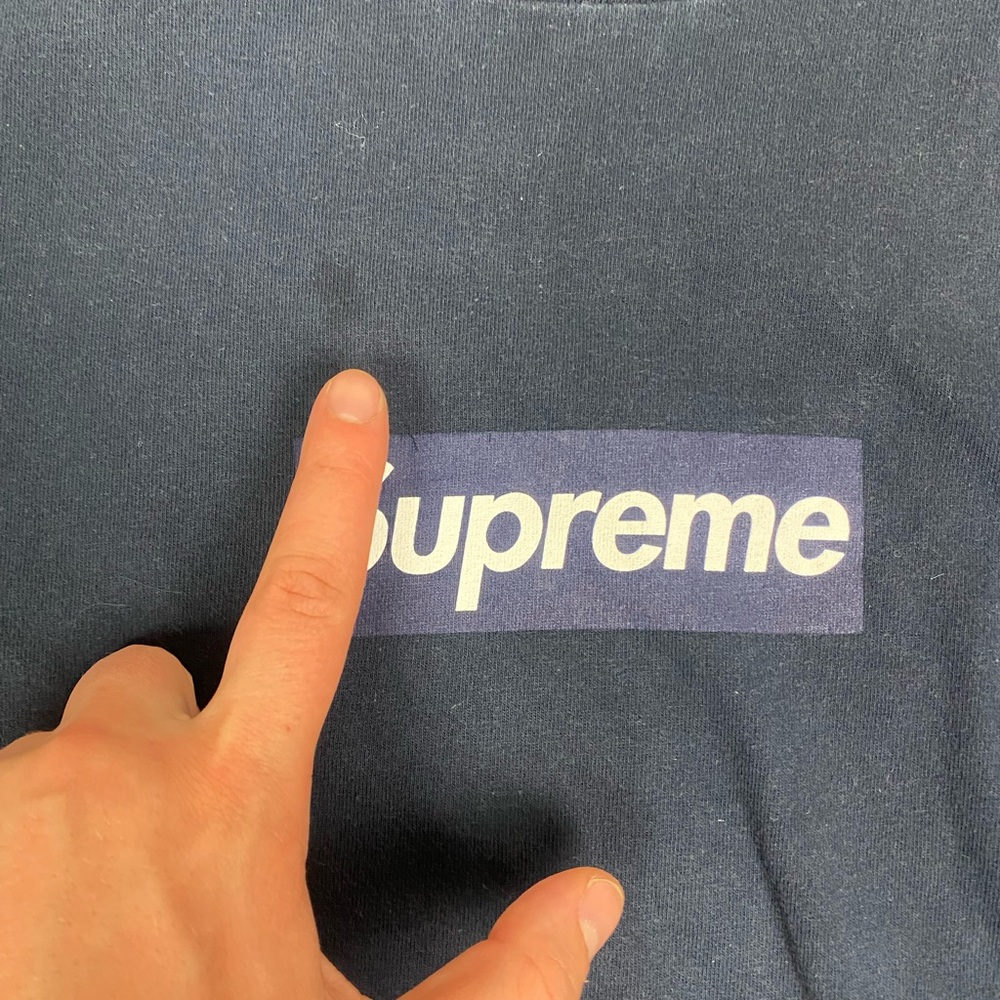 Supreme navy‎ bogo l/s 2020 - Picture 3 of 7